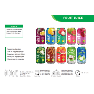 490ml pour VINUT Tropical Corosp Jus Boisson Pulpe Vente Chaude OEM ODM Marque Privée En Gros Fruits & Jus De Légumes Sans - Product Image 2