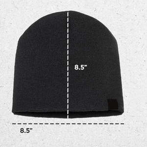 Gorro de Punto Ikhlas Sports con Logotipo en Parche Beige, Gorro de Invierno Unisex, Suave y Cálido, de Poliéster/Algodón Premium para Adultos - Product Image 3