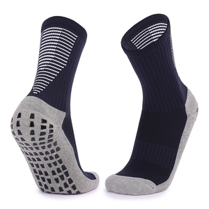 Customized Color Crew Grip <b>Socks</b> Spandex/<b>Polyester</b> Material Unisex Sports Knee Cycling Sweat-Absorbent Thick Winter - Product Image 1