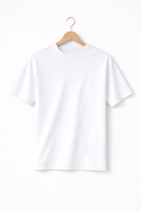 Camiseta Casual de Cuello Redondo para Hombre, 100% Algodón, Talla Grande, Manga Corta, Ecológica, Transpirable, de Secado Rápido, 220g, Alta Calidad - Product Image 2