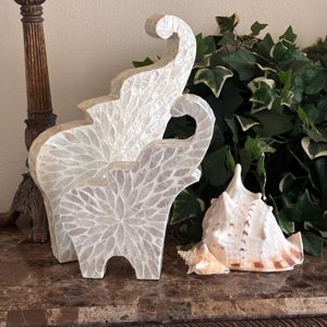 Sculpture murale en forme de signe de paix, best-seller, œuvre d'art en nacre. - Product Image 6