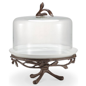 Metal Hook Wire Base Standing <b>Cake</b> <b>Stand</b> Wedding Decor Newly Product Acacia Wood Serving <b>Cake</b> Platter With <b>Glass</b> - Product Image 4