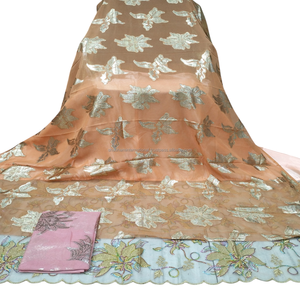 Conjuntos de Vestidos Dirac Somalíes de Jacquard en Oferta, con Estampado Floral Gorgura, Garbasaar Ligero de Chifón para Mujer - Product Image 3