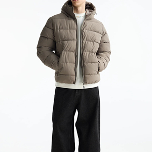 Men Puffer <b>Jacket</b> Modern Quilted Winter <b>Jacket</b> Lightweight Insulated Material Warm Comfortable Water Resistant Outerwear OEM - Product Image 5