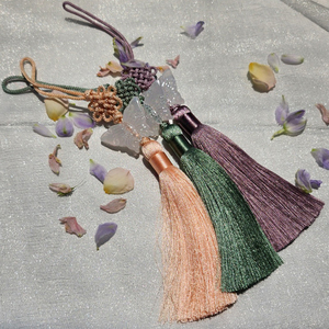 [Goyu] Adorno Tradicional Coreano de Borla Norigae con Forma de Mariposa, Colgante Decorativo para Envolver Regalos, Bolsa de la Suerte, Manualidades Hanbok - Product Image 1