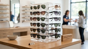 Acrylic Sunglass <b>Display</b> Rack Transparent Eyewear Holder Retail Glasses <b>Display</b> Stand Optical Store Organizer - Product Image 6