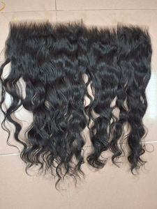 Extensions de tissage de cheveux humains vierges 100% Bundles de cheveux ondulés vietnamiens de qualité supérieure avec fermeture à lacet HD frontale - Product Image 4