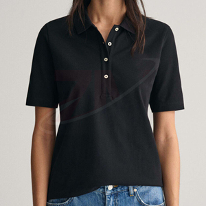 Camiseta Polo Premium para Mujer, Algodón, Manga Corta, Corte Entallado, Tejido Transpirable y Suave, Ropa Casual de Verano - Product Image 2