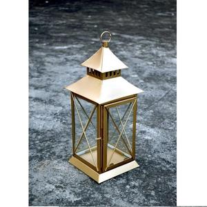 Luxury <b>Moroccan</b> <b>Lantern</b> Durable Glass with Matte Black & Golden Iron Frame for Home Garden Decor for Christmas Low Price - Product Image 6