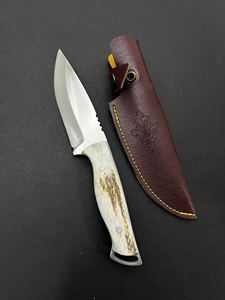Couteau de survie et de chasse PAK ENTERPRISES avec manche en bois de cerf, lame fixe en acier inoxydable, couteau de camping léger - Product Image 4