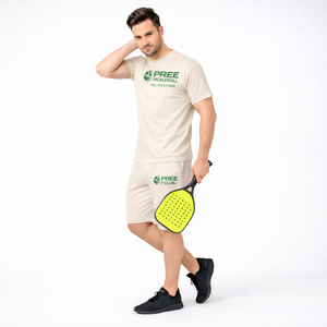Pickleball Men's Sporty <b>Jersey</b> <b>Short</b> Sleeve O-Neck Quick Dry Solid Pattern Lightweight Stretch Casual Activewear Front Regular - Product Image 1