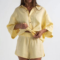Ensemble Short d'Été Premium 2026 pour Femme – Tenue Décontractée Moderne en Tissu Doux et Confortable