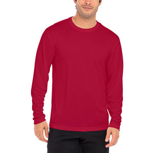 Chemises pour hommes de haute qualité, unies, à manches longues, t-shirts de compression pour la salle de sport, la course à pied, anti-UV, écologiques - Product Image 2