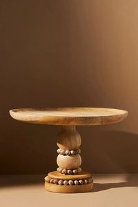 Best Seller Marble and Wood Cake Stand Pedestal Tray for Kitchen Table Serving Desserts Decor Marble and wood cake - Product Image 6