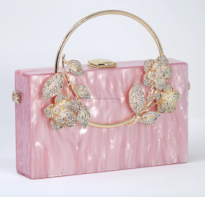 Bolso de Mano de Resina con Diseño Esculpido a Mano, Modelo Exclusivo de Amor Artificial, con Asa de Latón, para Regalos de Boda o San Valentín - Product Image 2