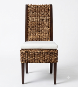 Silla de Comedor de Ratán Natural, Muebles Modernos de Mimbre y Madera para Comedor, Restaurante, Hotel, Cafetería, Hechos a Mano, Venta al Por Mayor - Product Image 4