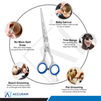 Ciseaux professionnels de coiffure et d'éclaircissement des cheveux en acier inoxydable de 6 pouces, certifiés CE, garantie 3 ans, haute qualité