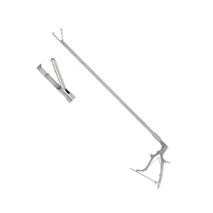 10mm Manual <strong>Hysteroscope</strong> <strong>Uterine</strong> Grasping Forceps 2x3 Teeth 31cm Stainless Steel High Quality Minimally Invasive Surgical - Product Image 3