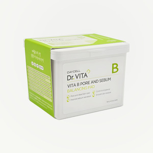 โทนเนอร์หน้าขายดี Dr. Vita Vita B Pore and Sebum Balancing Pad 180 กรัม โทนเนอร์/แผ่นมาส์กกระชับรูขุมขน - Product Image 1