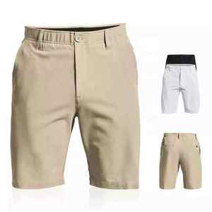 Shorts de golf pour hommes, boutonnés, logo tissé sur le devant, séchage rapide, anti-plis, vêtements de sport légers, nouveau design - Product Image 6