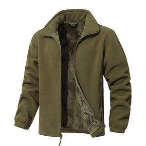 เสื้อแจ็คเก็ตซิปผ้าฟลีซสำหรับผู้ชายแบบทูโทน SummitShield — ให้ความอบอุ่นสบาย ดีไซน์ทูโทนเรียบง่าย พร้อมกระเป๋าซิปที่อกที่ปลอดภัยสำหรับใส่ของจำเป็น - Product Image 5