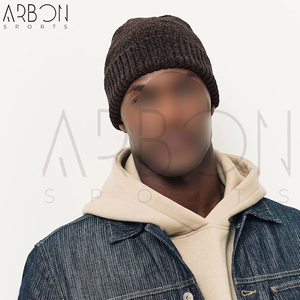 New Arrival Custom Logo Winter Warm Premium Soft High Quality Outdoor Chocolate <b>Brown</b> Chenille Solid Casual Unisex Beanies - Product Image 2