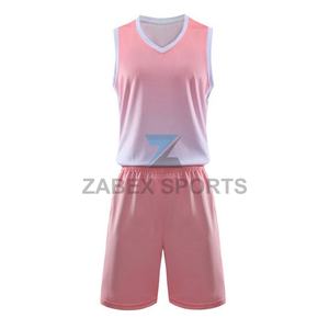 Ensemble d'uniformes d'entraînement de basketball personnalisés par sublimation, respirants, grandes tailles, avec tenue de performance pour les sports d'équipe - Product Image 1