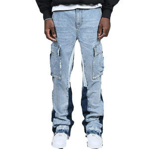 Jeans de Mezclilla para Hombre y Mujer, 100% Algodón, Secado Rápido, Corte Regular Vintage, Lavado Casual, Rectos, para Invierno y Verano, Varios Modelos - Product Image 2