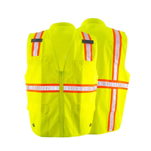 Chaleco de Trabajo de Alta Visibilidad, Transpirable, Dinámico, de Alta Calidad, Reflectante, para Hombre - Product Image 1