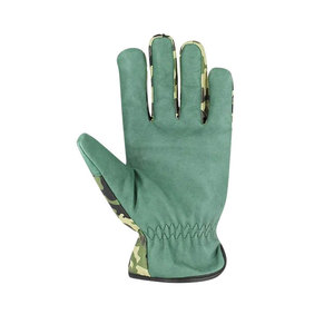 Camouflage Work <b>Gloves</b> PU Leather Anti-Slip Elastic Cuff General Purpose Safety <b>Gloves</b> - Product Image 3
