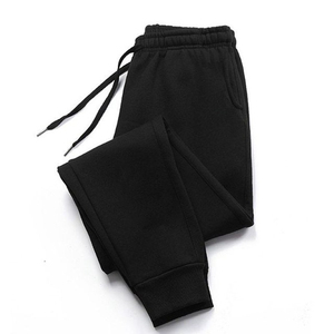Pantalones Deportivos de Forro Polar Rojos para Hombre, Cintura Elástica con Cordón, Casuales, Transpirables - Product Image 2