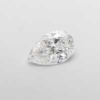 Diamant taillé en poire de 0,50 carat, certifié IGI, cultivé en laboratoire, couleur D, clarté VVS1, CVD HPHT, pierre libre, origine Maharashtra