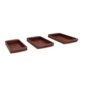 Multi-Use Wooden <b>Tray</b> – Stylish Tea, Coffee & <b>Snack</b> <b>Tray</b> for Home, Kitchen & Dining - Product Image 6