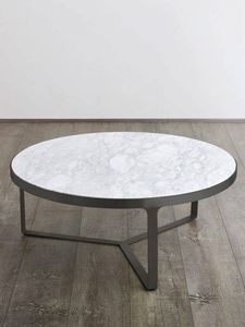 Modern Marble Coffee <b>Table</b> With Gold Metal Frame Contemporary Living Room Furniture Decorative Design - Product Image 6