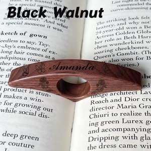 Finger Ring Reader Support <b>Book</b> Finger Holder Wooden - Product Image 3