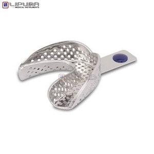 Bandeja de Impresión Dental Premium con Borde L3, Sólida, Tamaño M Inferior, de Acero Inoxidable, Reutilizable, Autoclavable, Sin Perforaciones - Product Image 6