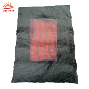 OEM Winter Portable 5v or 7.4v Rechargeable Battery Operated Electric Heated Blanket with 3 Heat Settings for Home Outdoor - Product Image 5