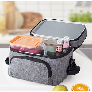 Custom Printed Waterproof 600D Polyester PEVA Lining Aluminium Foil Insulated Thermal 15L Reusable Lunch Cooler Bag for Picnic - Product Image 5