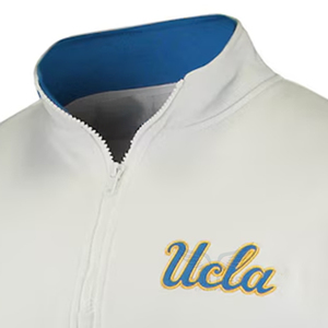 Veste à fermeture éclair unisexe personnalisée UCLA Bruins de haute qualité, logo brodé, veste en polaire décontractée respirante et coupe-vent - Product Image 4