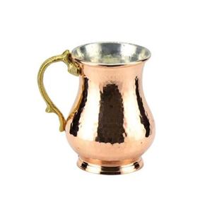 Pure Copper <b>Mug</b> With Smooth Finish For Cold Beverages Home Kitchen Bar Party Use - Product Image 5