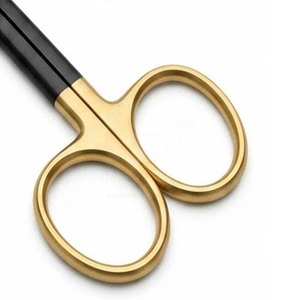 Black Coated Stainless Steel Manual Beauty <b>Scissors</b> High Quality Surgical Tool for Styling Salon and Personal Daily Use - Product Image 5