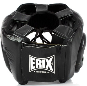 Casco Deportivo de Cuero de Alta Calidad, Personalizable, con Doble Visera y Cierre de Gancho y Bucle, para Boxeo, Muay Thai, MMA y Sparring - Product Image 3