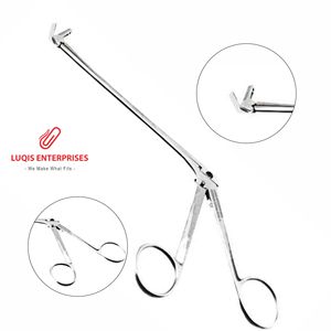 Pinza Nasal Angulada para Perforación y Corte, 2.0 mm x 10.0 mm, Instrumento Quirúrgico ORL de Acero Inoxidable - Product Image 4