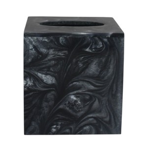 Boîte à mouchoirs en résine faite à la main, de qualité supérieure, porte-serviettes pour chambre à coucher, salle de bain, bureau et hôtel - Product Image 3