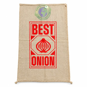 Bolsas de yute impresas 100% naturales con cordón, ecológicas, biodegradables, para envasado de alimentos como arroz, cacao, café, maíz, etc. - Product Image 3