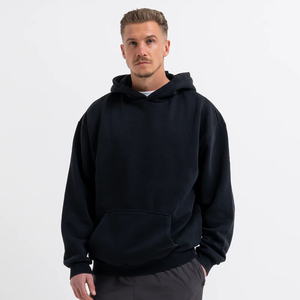 Sudaderas con Capucha Extra Grandes Unisex de Alta Calidad para Hombre, Logotipo Personalizado, Color Sólido, Invierno, Poliéster/Algodón, Sudadera con Capucha Personalizada - Product Image 1