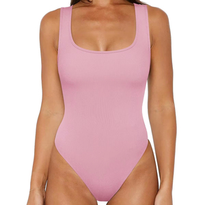 ชุดกระชับสัดส่วนรัดรูปทรงบอดี้สูท คอวี แขนกุด ช่วยเก็บหน้าท้อง กระชับรูปร่าง เหมาะสำหรับใส่ออกงาน ชุดลำลองฤดูร้อน - Product Image 1