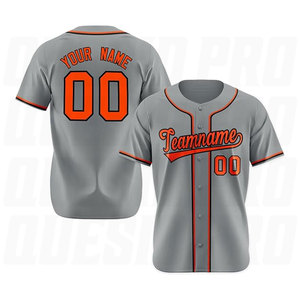 Camisetas de Béisbol Personalizadas al por Mayor para Jóvenes y Hombres, Camisetas de Equipo Sublimadas con Rayas Vintage, Logotipos y Nombres Personalizados - Product Image 6