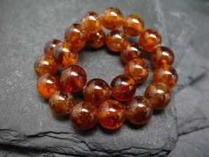 Natural Hessonite <b>Garnet</b> Round Bead <b>Bracelet</b> Genuine Gemstone Handmade Jewelry Wholesale Gift For Women - Product Image 4