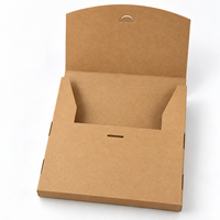 Boîte pliante en papier kraft personnalisée, vente en gros, boîte d'emballage pour vêtements, t-shirts, vêtements